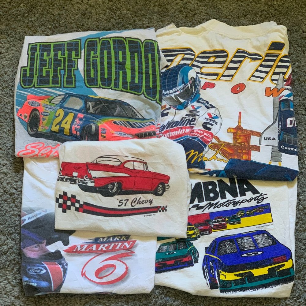 Vintage Mystery Box 90s FIVE Graphic Shirts Tees - Picture 7 of 8